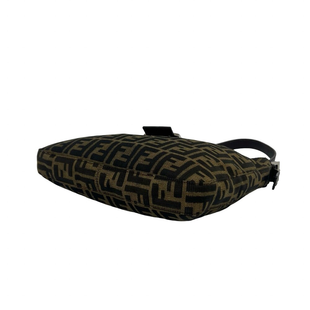 FENDI Zucca FF pattern logo hardware canvas leather genuine semi one shoulder... - Picture 8 of 10